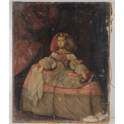 Siguiendo modelos de Velázquez