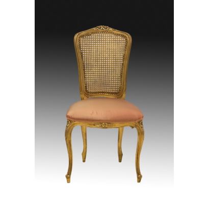 Silla, estilo Luis XV, ppios. S. XX.