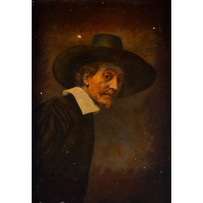 Siguiendo modelos de Rembrandt Harmenszoon van Rijn