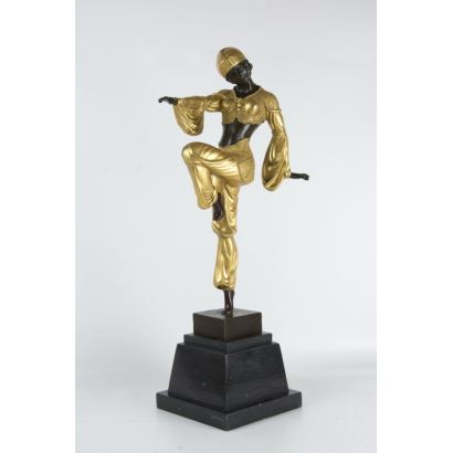 Siguiendo modelos de DIMITRI CHIPARUS (Dorohoi, Rumanía, 1886- París, 1947).