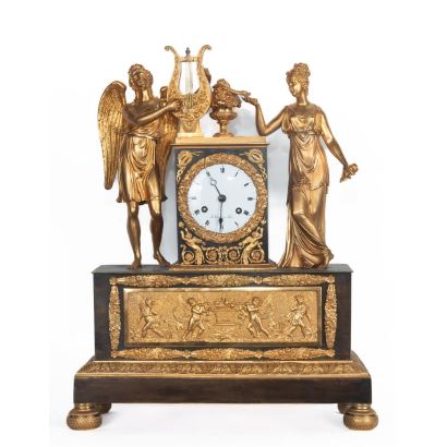 Reloj estilo Imperio, Francia, ffs. S. XIX