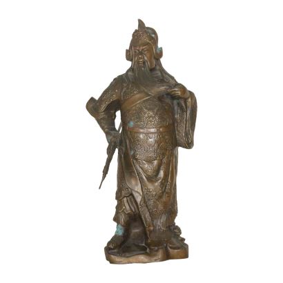 Figura representando a Guan Gong Wu, fin S. XIX- ppios. S. XX.