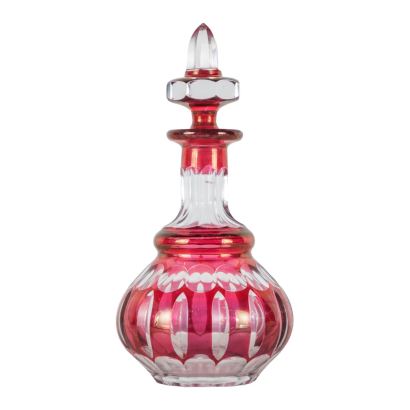 Licorera en cristal de Bohemia, S. XX