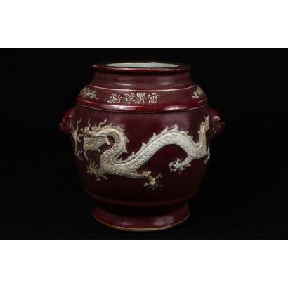 Jarrón, China, S. XIX.