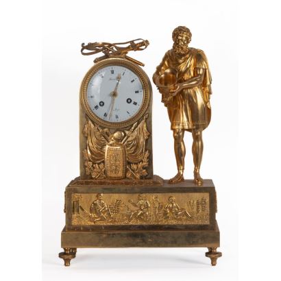 Reloj de sobremesa Imperio, Francia, S. XIX