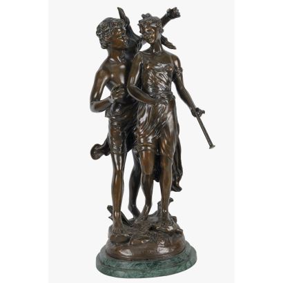  Según modelo de EMILE BRUCHON (1806 - 1895)