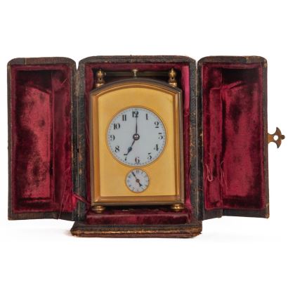 Reloj despertador de cabecera, Francia S. XIX