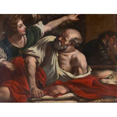 Siguiendo modelos de Guercino, S. XIX.