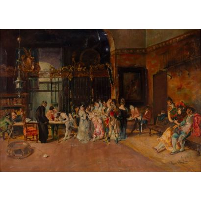 Siguiendo modelos de Fortuny, S. XIX.