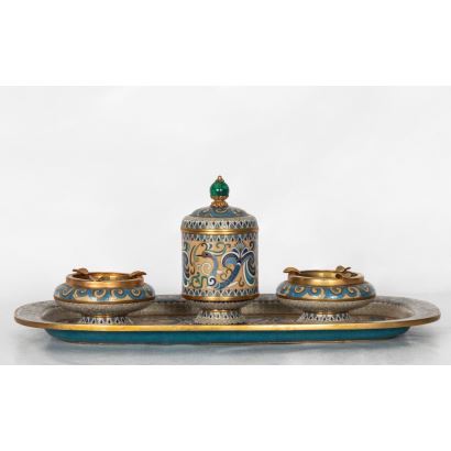 Conjunto de fumador, S. XIX