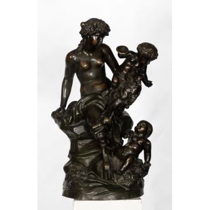 Según modelo de CLAUDE MICHEL CLODION (1738-1814), S. XIX