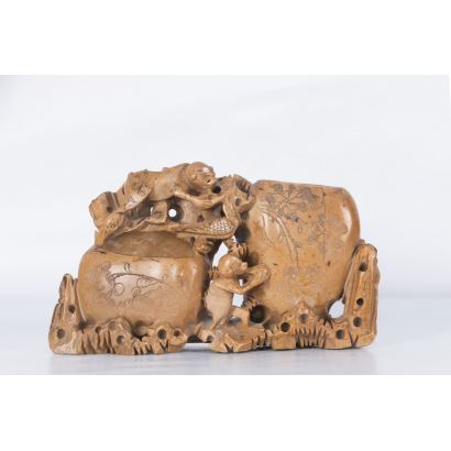 Tintero, China S. XIX