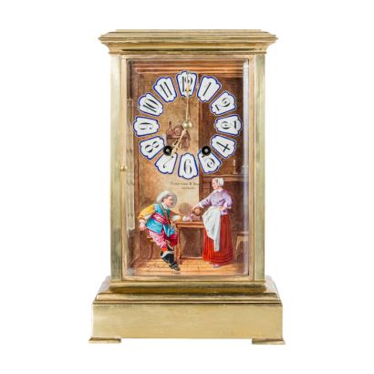 Reloj de carruaje, Francia, S. XIX.