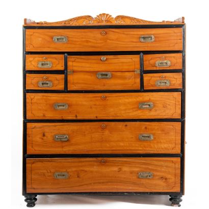 Cómoda de barco inglesa, S. XIX.