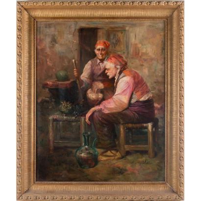 JOSÉ BENLLIURE Y GIL (Cañamelar, 1855-Valencia, 1937) 