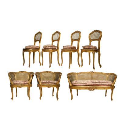 Conjunto de salón, estilo Luis XV, S. XIX