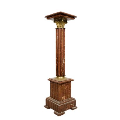 Peana en forma de columna, estilo Luis XVI 
