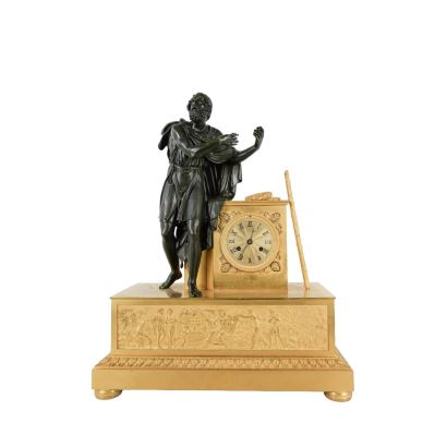 Reloj de sobremesa, estilo Imperio, Francia, S. XIX