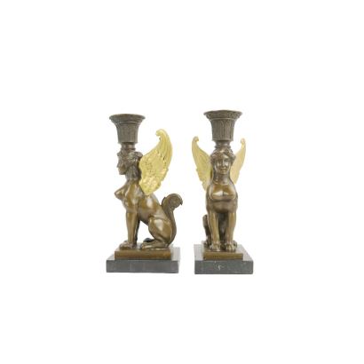 Pareja de candeleros estilo Imperio