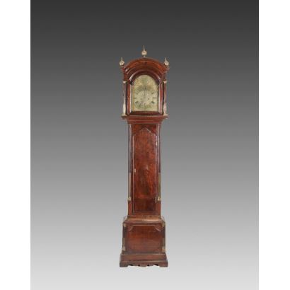 Reloj de caja alta Robert Higgs, Londres, ffs. S. XVIII.