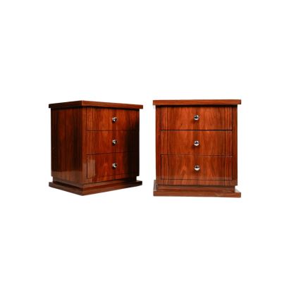 Pareja de mesillas de diseño.