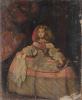 Siguiendo modelos de Velázquez. Pintura del siglo XIX.