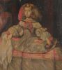 Siguiendo modelos de Velázquez. Pintura del siglo XIX.