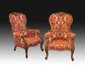 Tresillo isabelino, S. XIX.. Muebles.