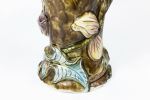 Jarrón Art Nouveau, ppios. S. XX.. Porcelana.