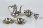 Conjunto de miniaturas en plata, S. XX.. Plata.