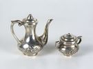 Conjunto de miniaturas en plata, S. XX.. Plata.