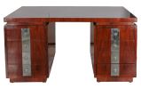 Mesa de despacho de diseño, S. XX. Muebles.