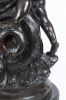 Siguiendo modelos de Albert-Ernest Carrier-Belleuse (Anizy-le-Château, Picardía, 1824 – Sèvres, 1887).. Bronces.