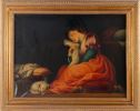 Siguiendo modelos de Murillo.. Pintura del siglo XIX.