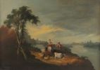 ANDRÉS CORTÉS AGUILAR (Sevilla, 1812-1879). Pintura del siglo XIX.