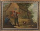 Andrés de la Calleja (Ezcaray, 1705 - Madrid, 1785). Pintura de Alta Época.