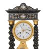 Reloj de sobremesa tipo pórtico, Francia, S. XIX.. Relojes.