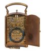 Reloj despertador de cabecera, Francia S. XIX. Relojes.