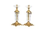 Pareja de candeleros estilo Luis XV. Objetos.