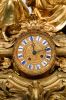 Monumental reloj con guarnición, Francia, S. XIX. Relojes.