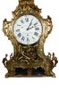 Importante reloj de cartel con consola Luis XV, S. XVIII. Relojes.