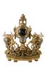 Reloj de sobremesa con guarnición, estilo Luis XVI, S.XIX. Relojes.