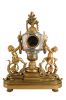 Reloj de sobremesa con guarnición, estilo Luis XVI, S.XIX. Relojes.