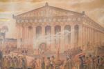 Escuela francesa, S. XIX.. Dibujo.