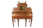 Bureau de cilindro, estilo transición, ppios. S. XX.. Muebles.