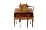 Bureau de cilindro, estilo transición, ppios. S. XX.. Muebles.