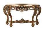 Consola estilo rococó, ppios. S. XX. Muebles.