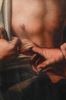 Siguiendo modelos de Caravaggio. Pintura de Alta Época.