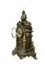 Reloj de sobremesa con guarnición, estilo Napoleón III, S. XIX. Relojes.