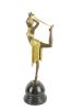 Según modelo de DIMITRI CHIPARUS (Dorohoi, Rumanía, 1886- París, 1947).. Bronces.
